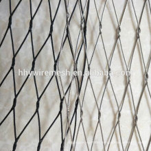 Fair price high quality cable mesh hand weave ss304 wire rope mesh netting zoo mesh